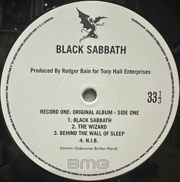 Black Sabbath : Black Sabbath (LP, Album, RE + LP, RE + RM, Del)