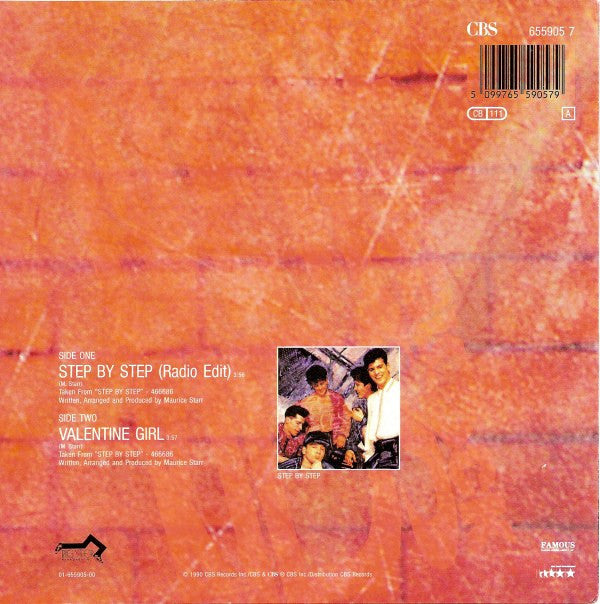 New Kids On The Block : Step By Step (7", Single)