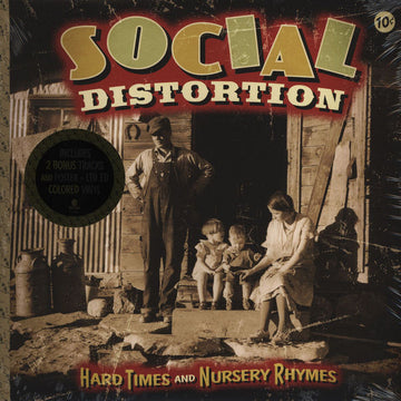 Social Distortion : Hard Times And Nursery Rhymes (LP, Red + LP, Ora + Album, RSD, Ltd, RE)