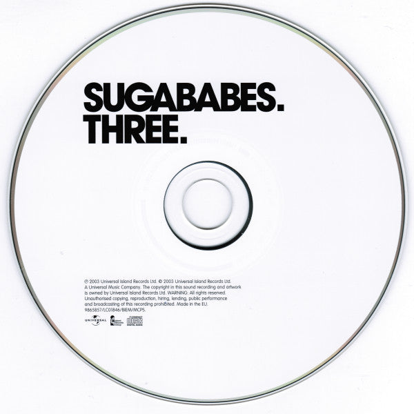 Sugababes : Three (CD, Album, RP)