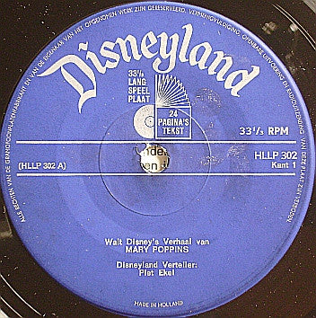Various : Het Verhaal Van Mary Poppins (7")