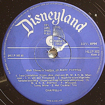 Various : Het Verhaal Van Mary Poppins (7")