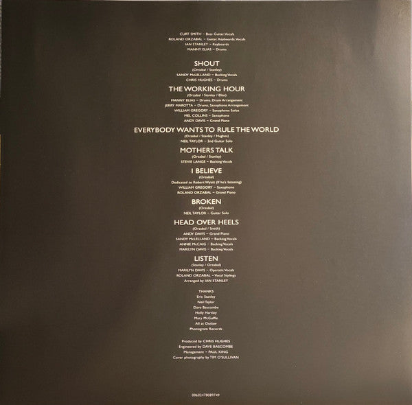 Tears For Fears : Songs From The Big Chair (LP, Album, RE, RM, Red + LP, Red + 40t)