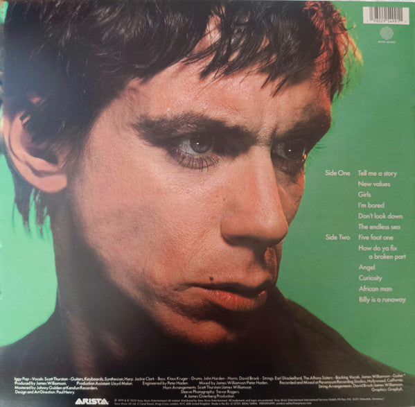 Iggy Pop : New Values (LP, RE)