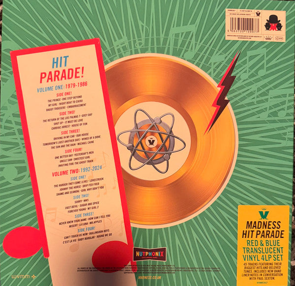 Madness : Hit Parade 1979-2024 (2xLP, Comp, Red + 2xLP, Comp, Blu + Box)