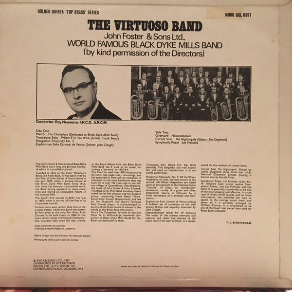 The Black Dyke Mills Band : The Virtuoso Band (LP, Mono)