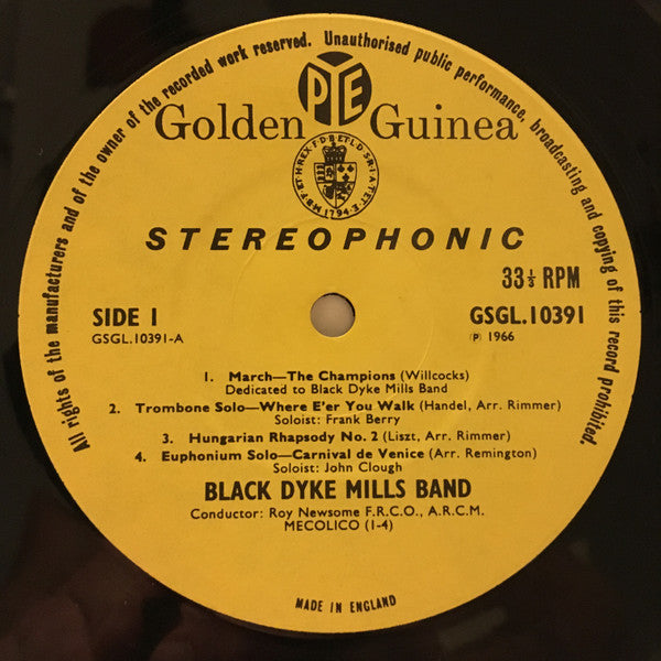 The Black Dyke Mills Band : The Virtuoso Band (LP, Mono)