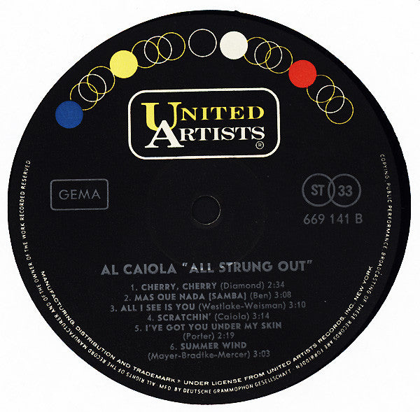 Caiola Combo : All Strung Out (LP, Album)