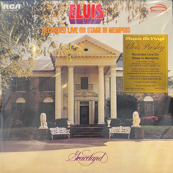Elvis Presley : Elvis Recorded Live On Stage In Memphis (4xLP, Album, Mono, Ltd, Num, RE, Red)
