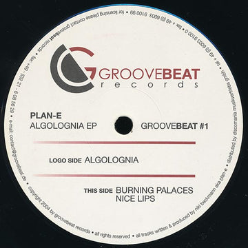 Plan-E : Algolognia EP (12", EP)