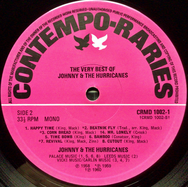 Johnny And The Hurricanes : The Very Best Of (2xLP, Comp, Mono)
