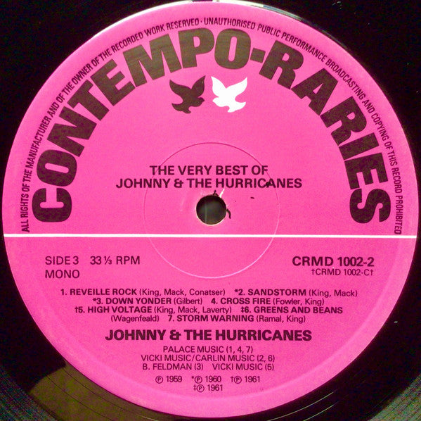 Johnny And The Hurricanes : The Very Best Of (2xLP, Comp, Mono)