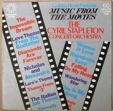 The Cyril Stapleton Concert Orchestra : Golden Hour Presents Music From The Movies (LP)
