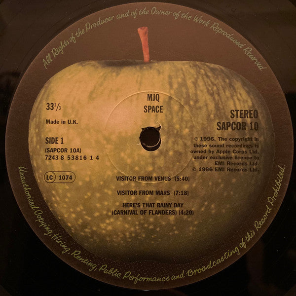 The Modern Jazz Quartet : Space (LP, Album, RE, RM)