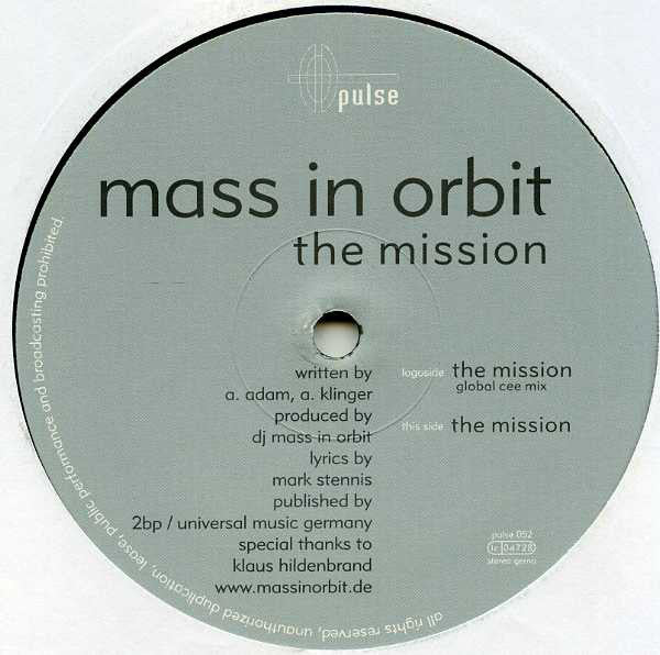 Mass In Orbit : The Mission (12")