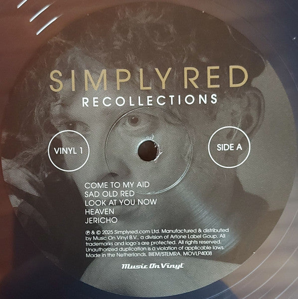 Simply Red : Recollections (4xLP, Album, Ltd, Cry)