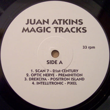 Various : Magic Tracks - Compiled By Juan Atkins (LP, Comp, Unofficial)