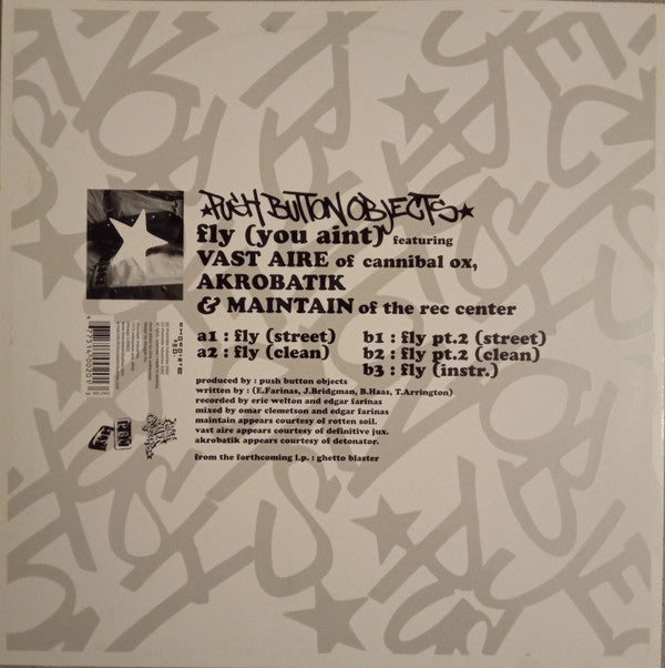 Push Button Objects : Fly (You Ain't) (12")