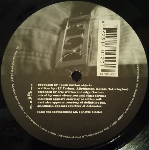 Push Button Objects : Fly (You Ain't) (12")