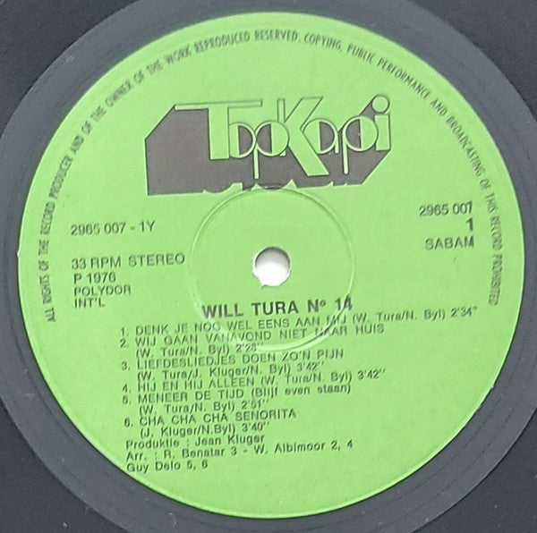 Will Tura : N° 14 (LP, Album)
