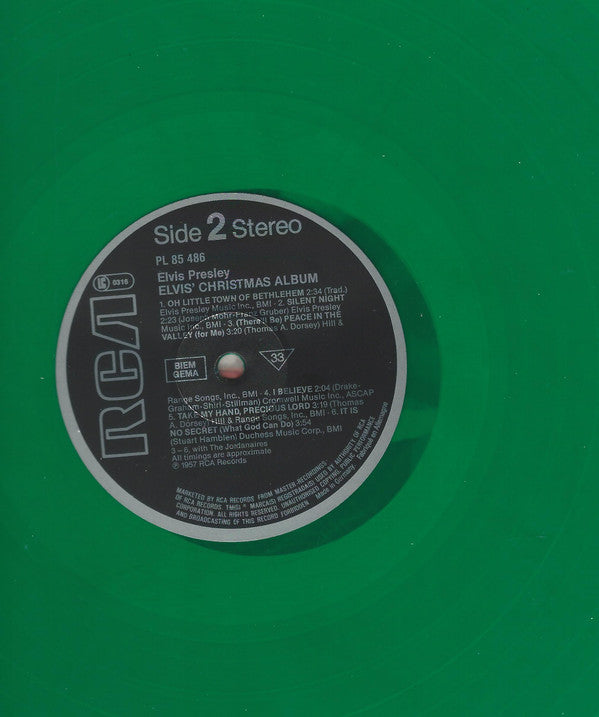 Elvis Presley : Elvis' Christmas Album (LP, Album, RE, RM, Gre)