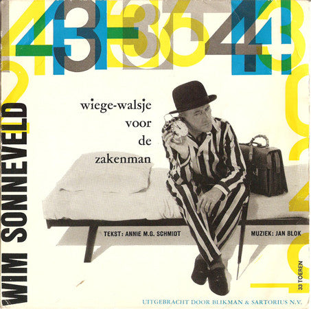 Wim Sonneveld : Wiege-Walsje Voor De Zakenman (Flexi, 7", S/Sided)