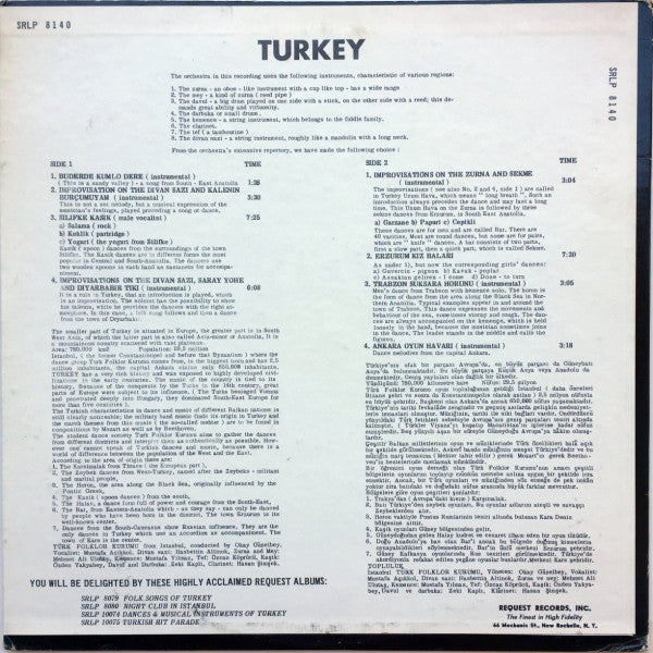 Türk Folklor Kurumu : Turkey (LP)