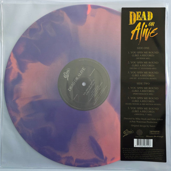 Dead Or Alive : You Spin Me Round (Like A Record) (12", Ltd, Pur)