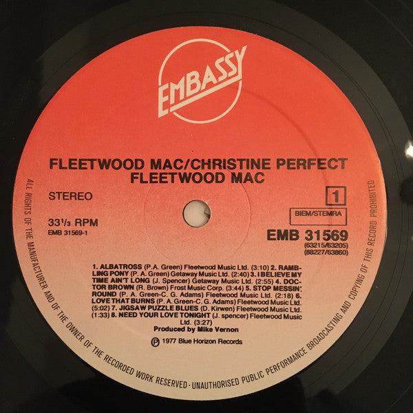 Fleetwood Mac And Christine Perfect : Albatross (LP, Comp)