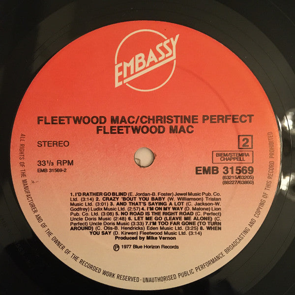 Fleetwood Mac And Christine Perfect : Albatross (LP, Comp)