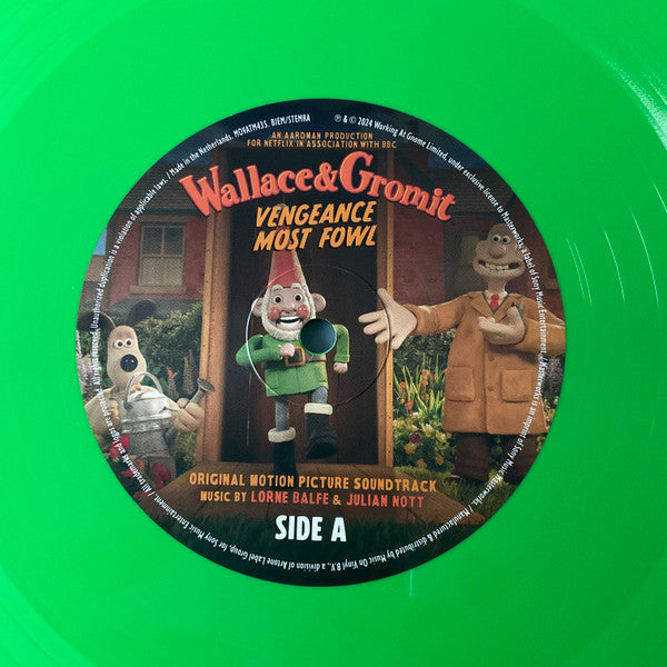 Lorne Balfe, Julian Nott : Wallace & Gromit: Vengeance Most Fowl (Original Motion Picture Soundtrack) (LP, Ltd, Num, Gre)