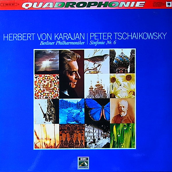 Herbert von Karajan, Berliner Philharmoniker / Peter Tschaikowsky* : Sinfonie Nr. 6  (LP, Album, Quad)