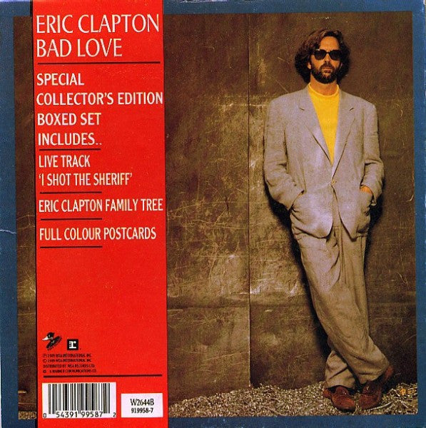 Eric Clapton : Bad Love (7", Single + Box, S/Edition)