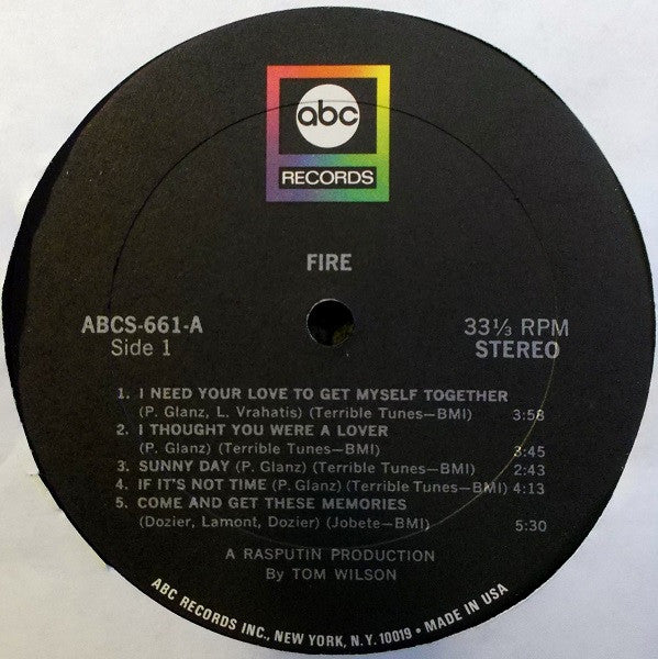 Fire (22) : Fire (LP, Album)