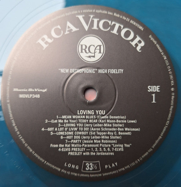 Elvis Presley : Loving You (LP, Album, Mono, Ltd, Num, RE, 180)