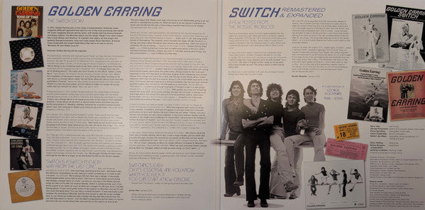 Golden Earring : Switch (Remastered & Expanded) (2xLP, Album, Ltd, Num, RM, Whi)