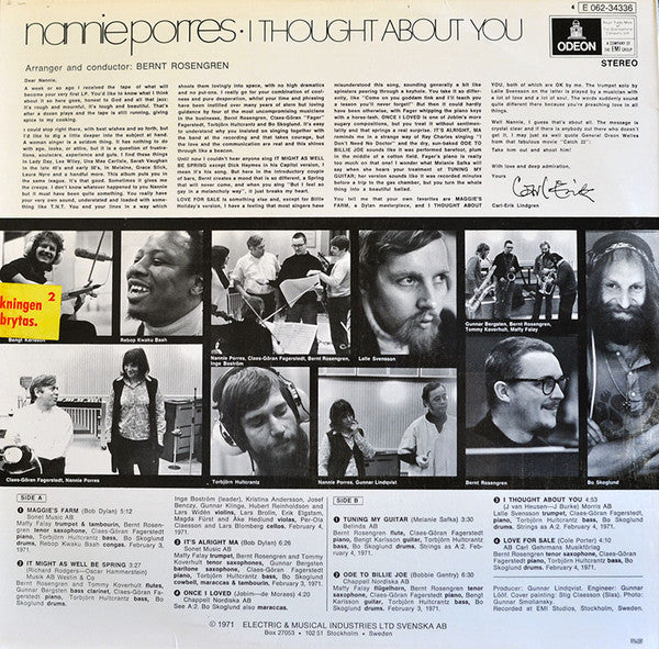 Nannie Porres : I Thought About You (LP, Album)