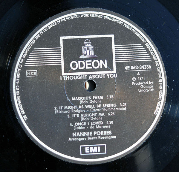 Nannie Porres : I Thought About You (LP, Album)