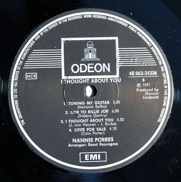 Nannie Porres : I Thought About You (LP, Album)