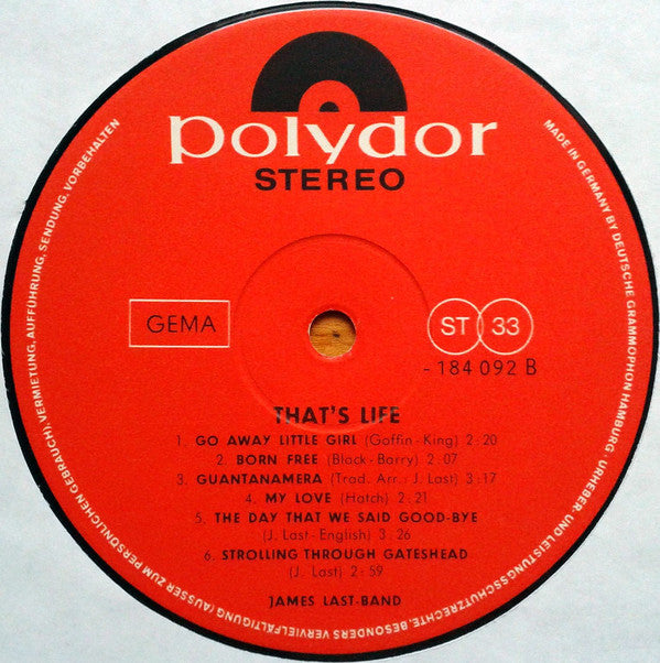 James Last-Band* : That's Life (LP, Album)