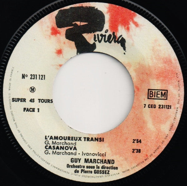Guy Marchand : L'amoureux Transi (7", EP)