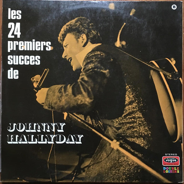 Johnny Hallyday : Les 24 Premiers Succes De Johnny Hallyday (2xLP, Comp, RP, Gat)