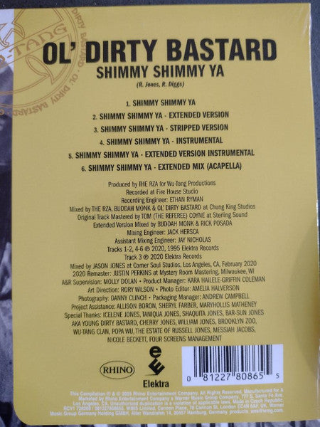 Ol' Dirty Bastard : Shimmy Shimmy Ya (12", RSD)