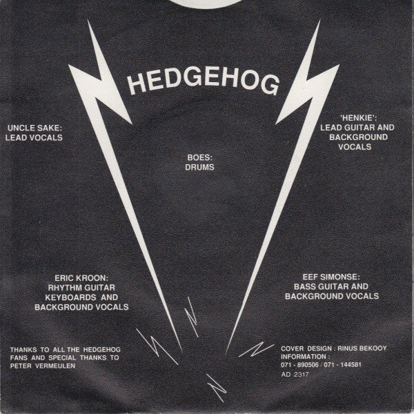 Hedgehog (5) : Lady Of Mercy (7", Single)