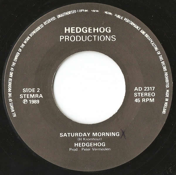 Hedgehog (5) : Lady Of Mercy (7", Single)