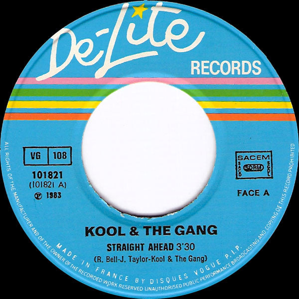 Kool & The Gang : Straight Ahead / Joanna (7", Single)