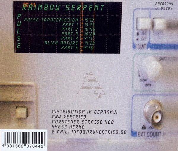 Rainbow Serpent : Pulse (CD, Album)