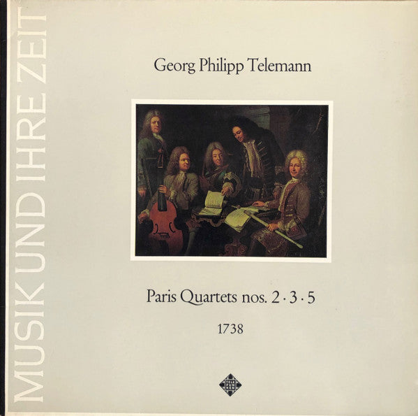 Georg Philipp Telemann / Quadro Amsterdam : Paris Quartets Nos. 2 · 3 · 5 (LP, Album, RE, Gat)