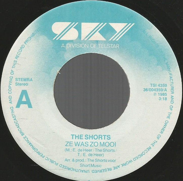 The Shorts : Ze Was Zo Mooi / She Was So Nice (7")