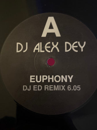 DJ Alex Dey : Euphony (12")